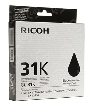 Genuine Ricoh GC 31K Black, GX e3550n